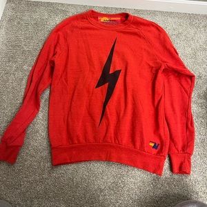 Red Aviator Nation crewneck size small